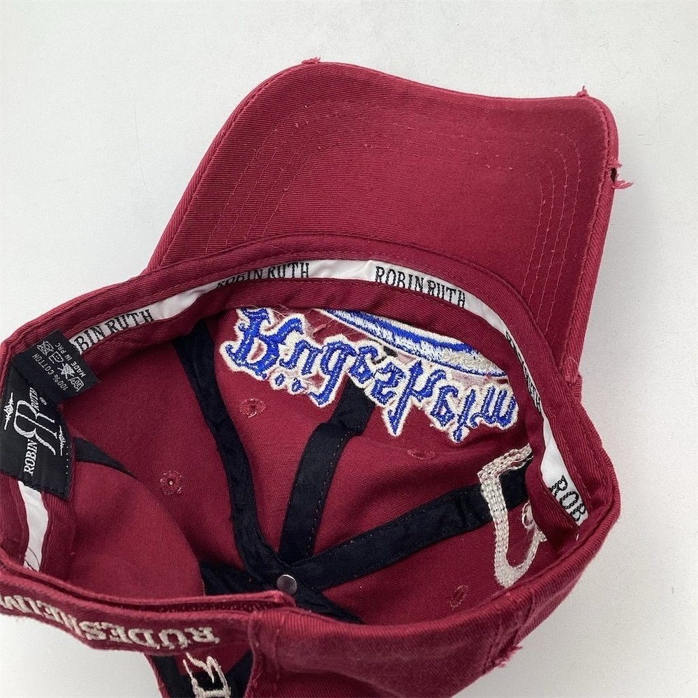 Robin Ruth Rüdesheim Distressed Embroidered Baseball Cap Unisex Adjustable - Picture 8 of 9